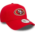 cappellino-curvo-rosso-snapback-9forty-e-frame-dei-san-francisco-giants-mlb-di-new-era
