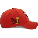 cappellino-curvo-arancione-regolabile-9forty-flower-icon-dei-chicago-bulls-nba-di-new-era