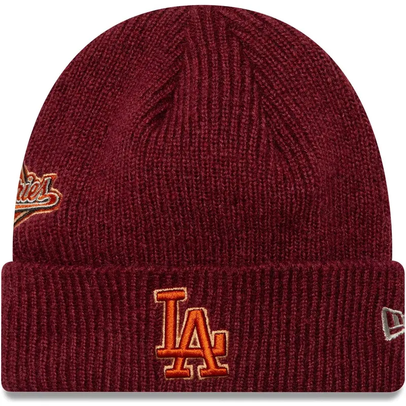 Cappello rosso World Series Patch dei Los Angeles Dodgers MLB di