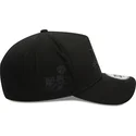 new-era-curved-brim-black-logo-9forty-e-frame-monochrome-los-angeles-lakers-nba-black-snapback-cap