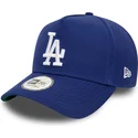 cappellino-curvo-blu-snapback-9forty-e-frame-patch-dei-los-angeles-dodgers-mlb-di-new-era