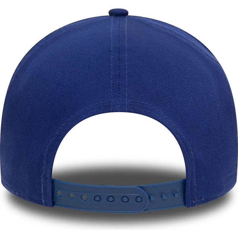 cappellino-curvo-blu-snapback-9forty-e-frame-patch-dei-los-angeles-dodgers-mlb-di-new-era