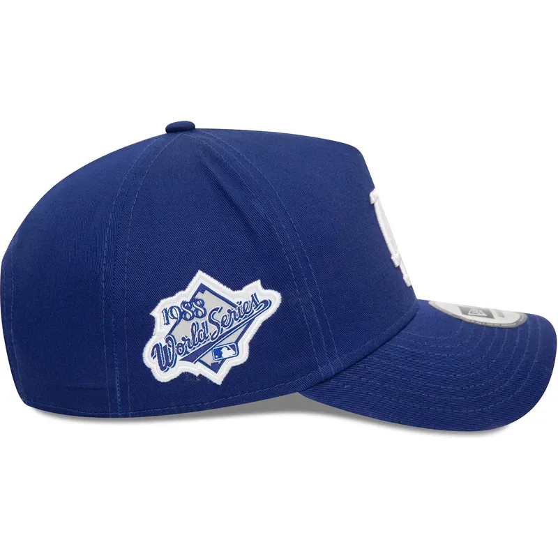 cappelli-curva-blu-snapback-9forty-e-frame-patch-dei-los-angeles-dodgers-mlb-di-new-era cappelli-curva-blu-snapback-9forty-e-frame-patch-dei-los-angeles-dodgers-mlb-di-new-era