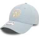 cappellino-curvo-azzurro-regolabile-da-donna-9twenty-washed-di-new-york-stati-e-paesi-di-new-era