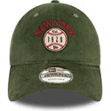 cappellino-verde-regolabile-9twenty-cord-di-new-york-stati-e-paesi-di-new-era