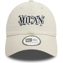 cappelli-curva-beige-cinghia-regolabile-9twenty-scribble-dei-ac-milan-serie-a-di-new-era