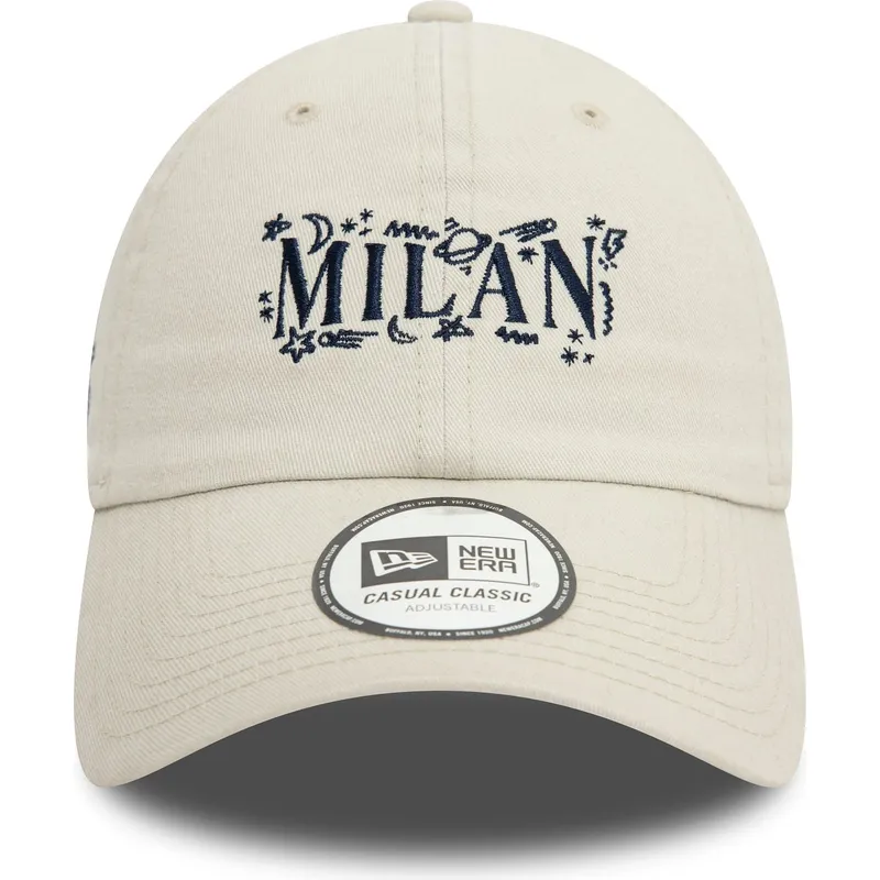 cappelli-curva-beige-cinghia-regolabile-9twenty-scribble-dei-ac-milan-serie-a-di-new-era cappelli-curva-beige-cinghia-regolabile-9twenty-scribble-dei-ac-milan-serie-a-di-new-era