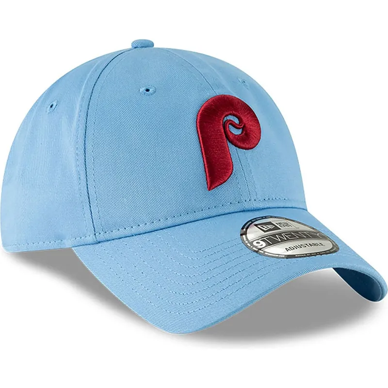 cappellino-curvo-azzurro-chiaro-regolabile-9twenty-core-classic-dei-philadelphia-phillies-mlb-di-new-era