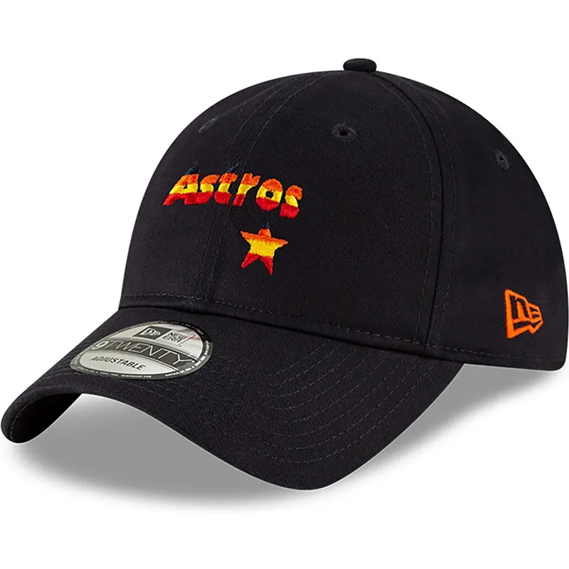 cappellino-curvo-blu-marino-regolabile-9twenty-core-classic-di-houston-astros-mlb-di-new-era