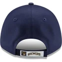 cappellino-curvo-blu-navy-regolabile-9forty-the-league-dei-milwaukee-brewers-mlb-di-new-era