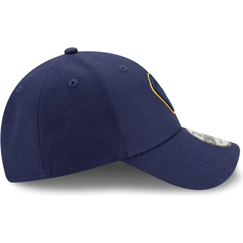 cappellino-visiera-curva-blu-marino-regolabile-9forty-the-league-di-milwaukee-brewers-mlb-di-new-era