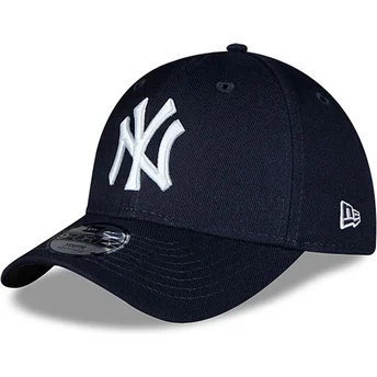 Cappellino curvo blu navy regolabile per bambino 9FORTY The League dei New York Yankees MLB di New Era
