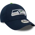 cappellino-curvo-blu-marino-regolabile-per-bambino-9forty-the-league-dei-seattle-seahawks-nfl-di-new-era