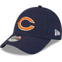 new-era-curved-brim-youth-9forty-the-league-chicago-bears-nfl-navy-blue-adjustable-cap