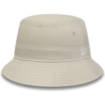 New Era Essential Tapered Beige Bucket Hat