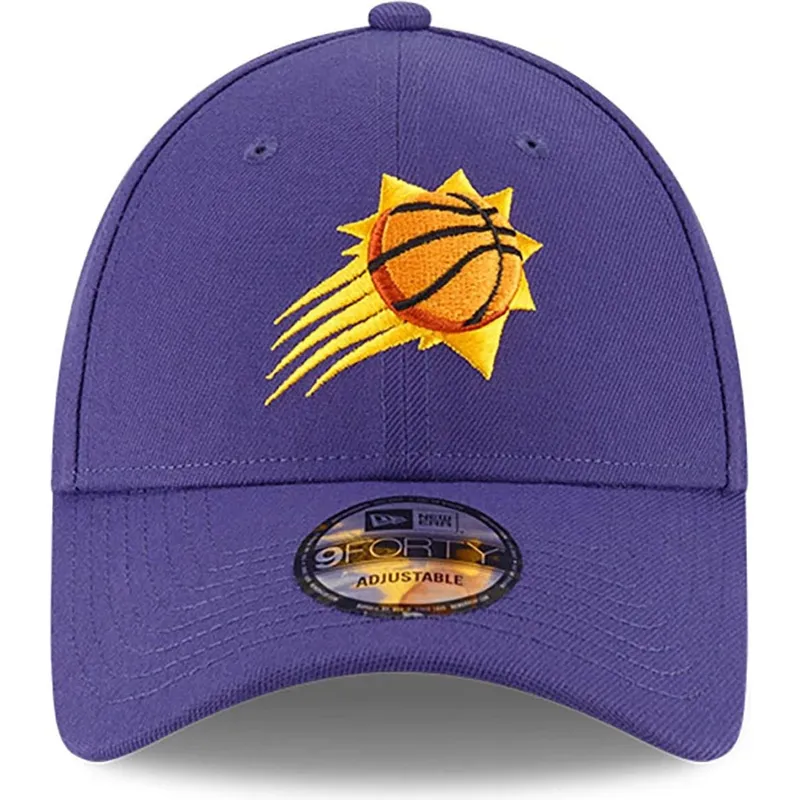 cappellino-con-visiera-curva-viola-regolabile-9forty-the-league-dei-phoenix-suns-nba-di-new-era