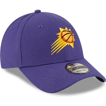 Cappellino con visiera curva viola regolabile 9FORTY The League dei Phoenix Suns NBA di New Era