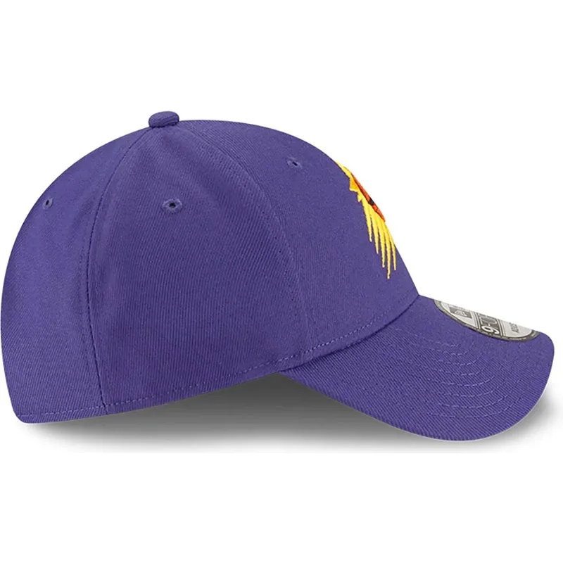 cappellino-con-visiera-curva-viola-regolabile-9forty-the-league-dei-phoenix-suns-nba-di-new-era