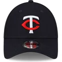 new-era-curved-brim-9forty-the-league-minnesota-twins-mlb-navy-blue-adjustable-cap