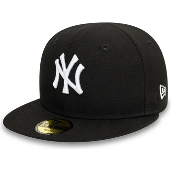 Cappello piatto nero regolabile per bambino 59FIFTY My First dei New York Yankees MLB di New Era