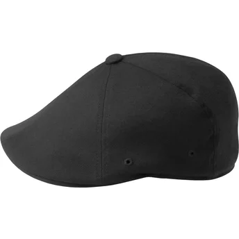 Berretto nero Wool Flexfit 504 Black di Kangol