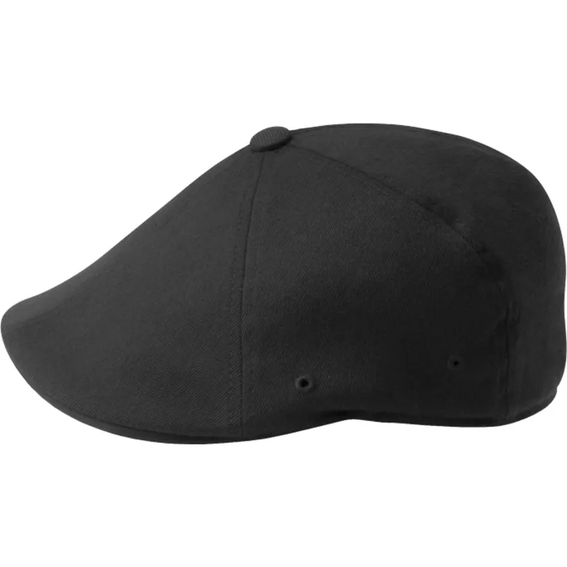 berretto-nero-wool-flexfit-504-black-di-kangol