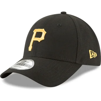 Cappellino visiera curva nero regolabile 9FORTY The League di Pittsburgh Pirates MLB di New Era