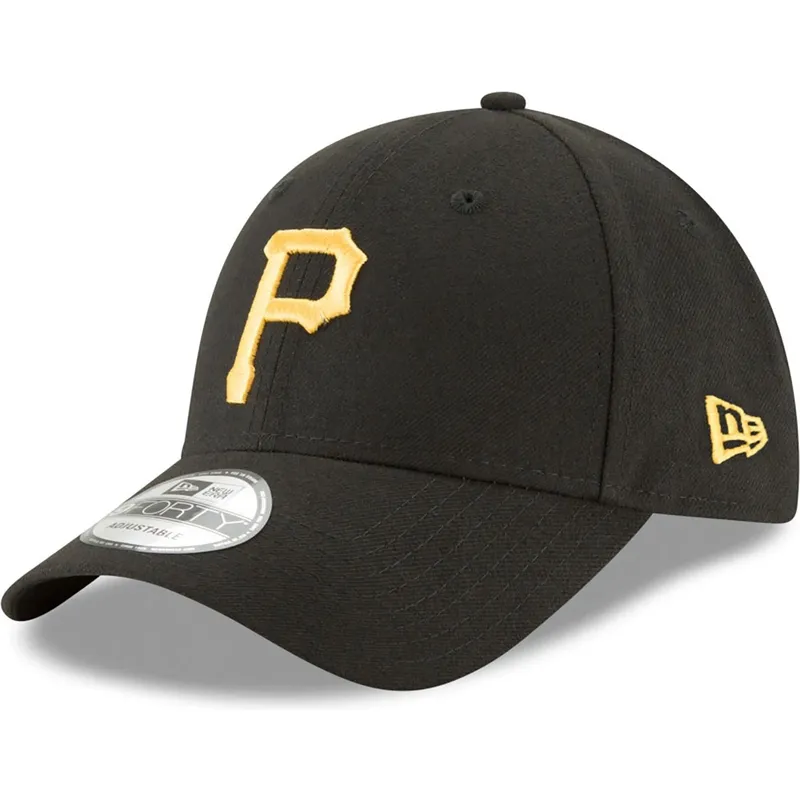 cappellino-curvo-nero-regolabile-9forty-the-league-di-pittsburgh-pirates-mlb-di-new-era