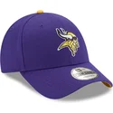 cappellino-con-visiera-curva-viola-regolabile-9forty-the-league-dei-minnesota-vikings-nfl-di-new-era