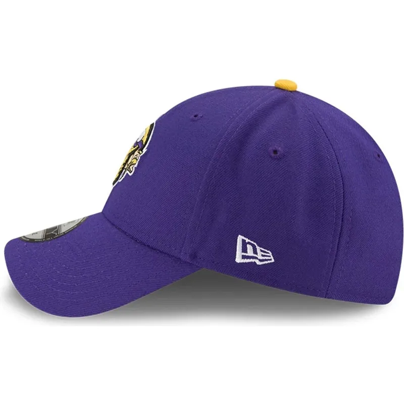 cappellino-con-visiera-curva-viola-regolabile-9forty-the-league-dei-minnesota-vikings-nfl-di-new-era