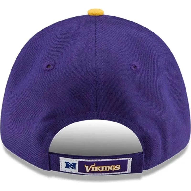 cappellino-con-visiera-curva-viola-regolabile-9forty-the-league-dei-minnesota-vikings-nfl-di-new-era