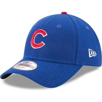 Cappellino visiera curva blu regolabile 9FORTY The League di Chicago Cubs MLB di New Era