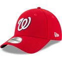 cappellino-visiera-curva-rosso-regolabile-9forty-the-league-di-washington-nationals-mlb-di-new-era