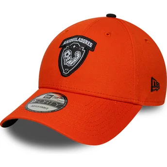 Cappellino curvo arancione regolabile 9FORTY Core di Aniquiladores FC Kings League di New Era