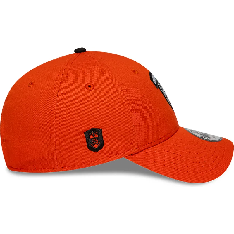 cappellino-curvo-arancione-regolabile-9forty-core-di-aniquiladores-fc-kings-league-di-new-era