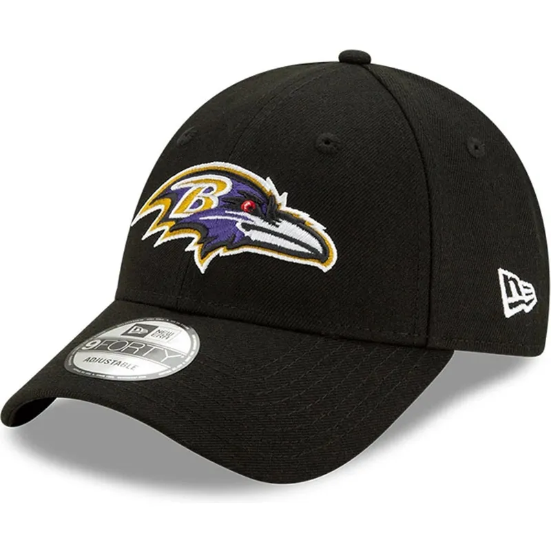cappellino-curvo-nero-regolabile-9forty-the-league-di-baltimore-ravens-nfl-di-new-era