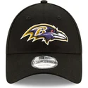 cappellino-curvo-nero-regolabile-9forty-the-league-di-baltimore-ravens-nfl-di-new-era