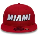 cappellino-piatto-rosso-snapback-9fifty-statement-dei-miami-heat-nba-di-new-era