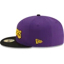 cappellino-piatto-viola-e-nero-regolabile-59fifty-statement-dei-los-angeles-lakers-nba-di-new-era