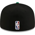 cappellino-piatto-nero-e-verde-regolabile-59fifty-statement-dei-boston-celtics-nba-di-new-era