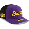 cappellino-curvo-viola-e-nero-snapback-9seventy-statement-stretch-snap-dei-los-angeles-lakers-nba-di-new-era