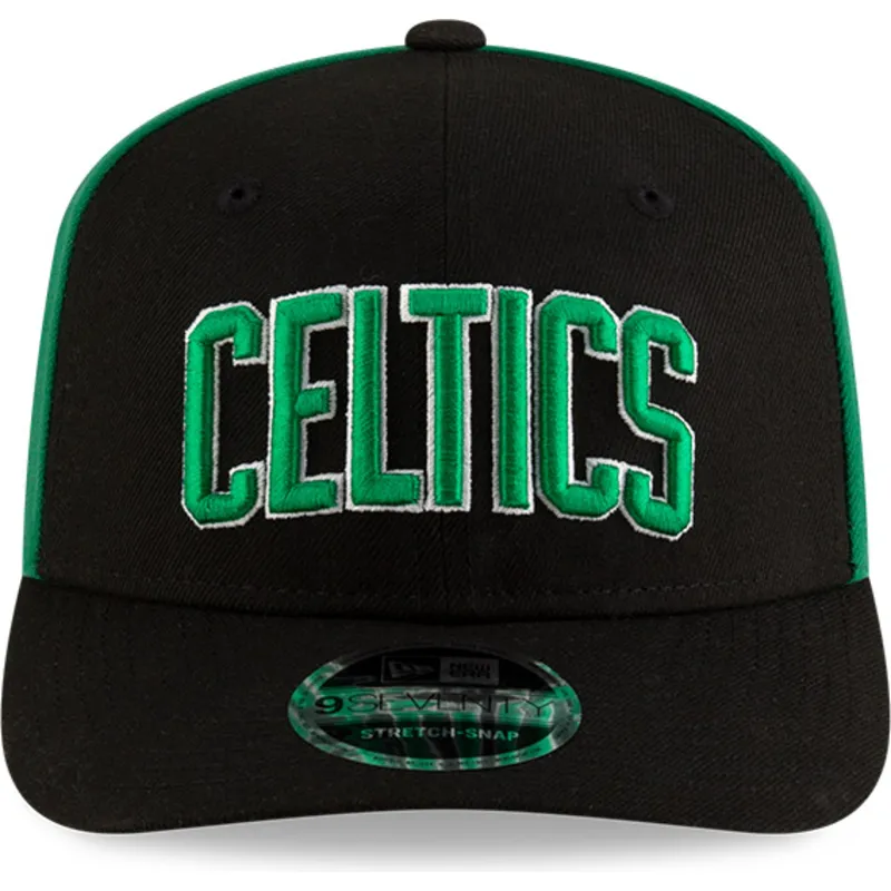 cappelli-curva-nero-snapback-9seventy-statement-stretch-snap-dei-boston-celtics-nba-di-new-era