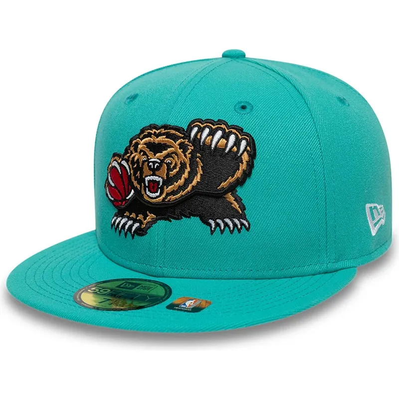cappello-piatto-verde-chiuso-59fifty-classic-dei-memphis-grizzlies-nba-di-new-era