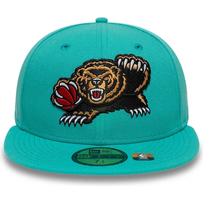 cappello-piatto-verde-chiuso-59fifty-classic-dei-memphis-grizzlies-nba-di-new-era
