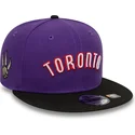 cappello-piatto-viola-e-nero-snapback-9fifty-classic-dei-toronto-raptors-nba-di-new-era