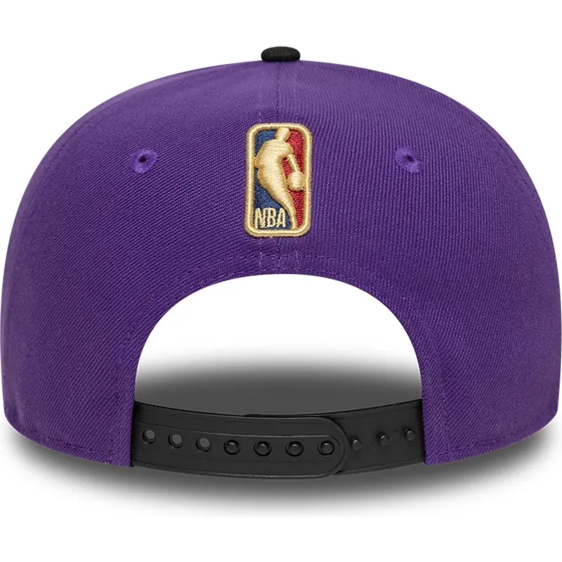 cappello-piatto-viola-e-nero-snapback-9fifty-classic-di-toronto-raptors-nba-di-new-era