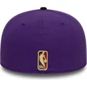 cappello-piatto-viola-e-nero-aderente-59fifty-classic-dei-sacramento-kings-nba-di-new-era