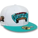 cappellino-piatto-bianco-e-verde-regolabile-59fifty-classic-dei-memphis-grizzlies-nba-di-new-era