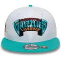 cappello-piatto-bianco-e-verde-snapback-9fifty-classic-di-memphis-grizzlies-nba-di-new-era