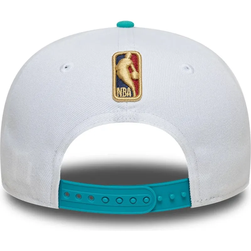 cappello-piatto-bianco-e-verde-snapback-9fifty-classic-di-memphis-grizzlies-nba-di-new-era